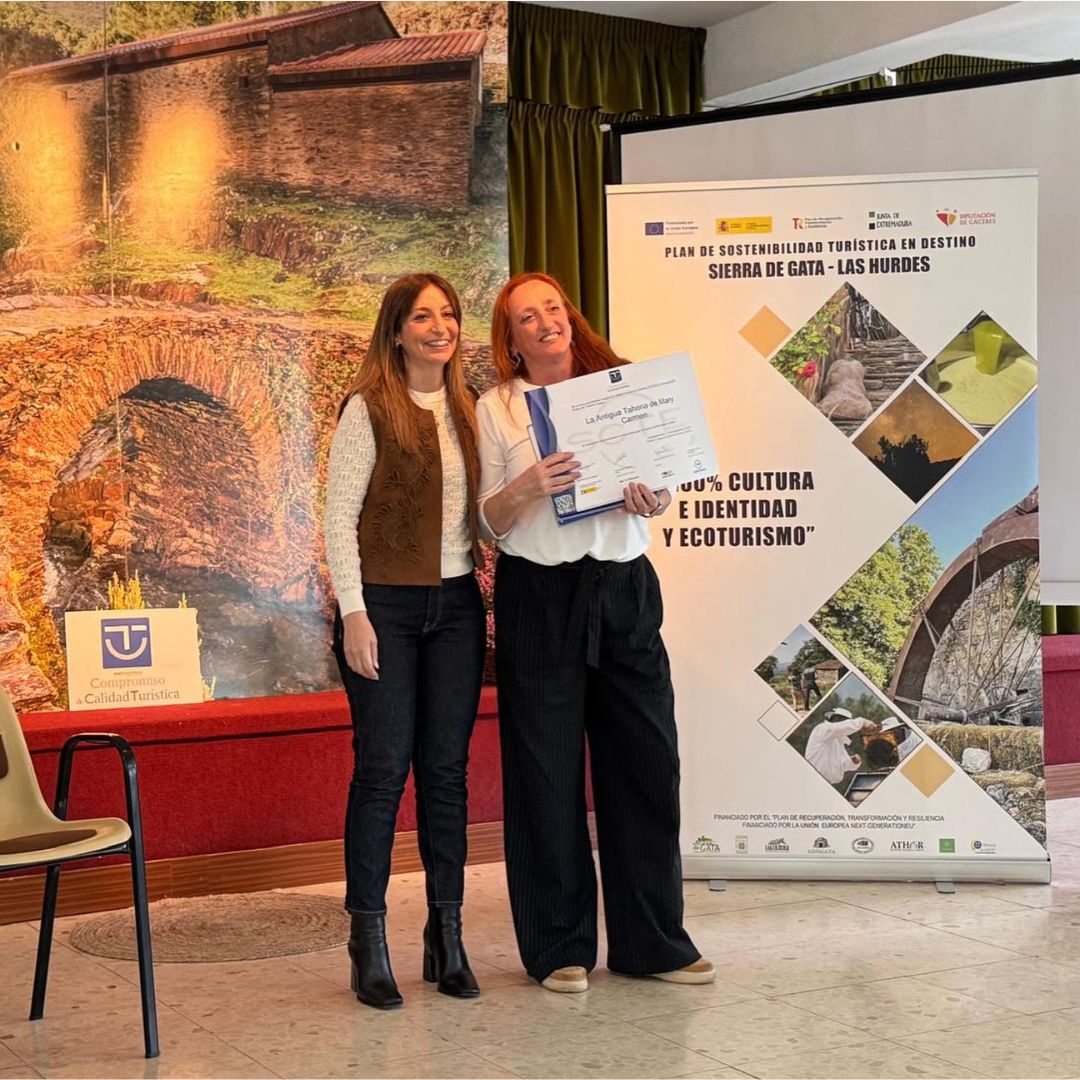 Recibimos el Sello de Compromiso de Calidad Turística de la Junta de Extremadura