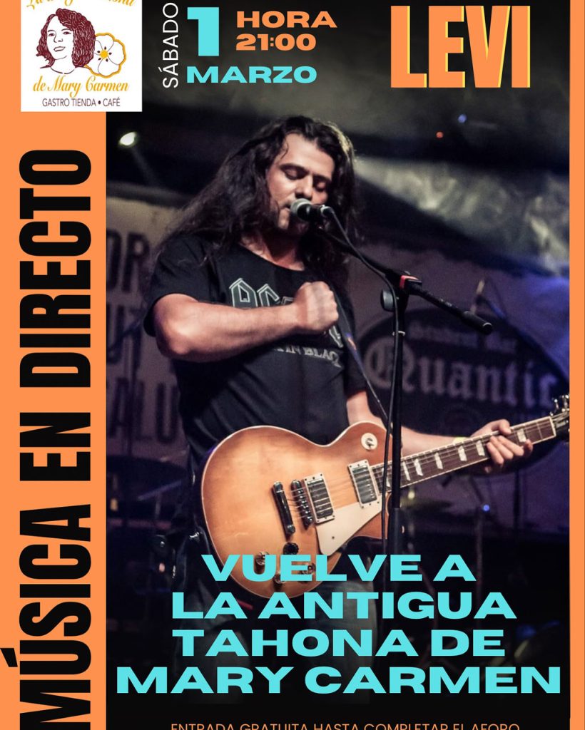 levi en concierto cartel